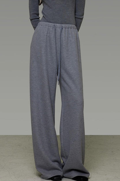 Drawstring Wide-Leg Pants