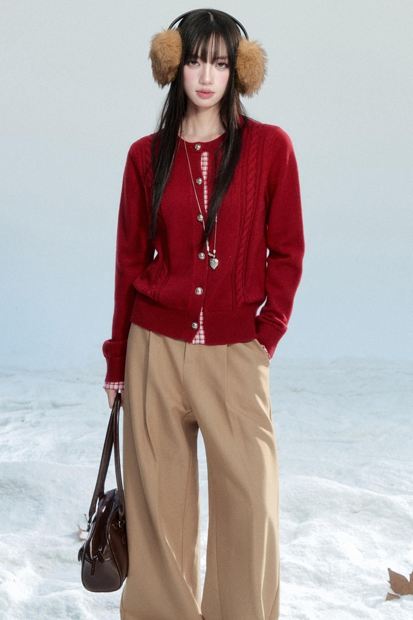 Korean Drape Wide-Leg Pants