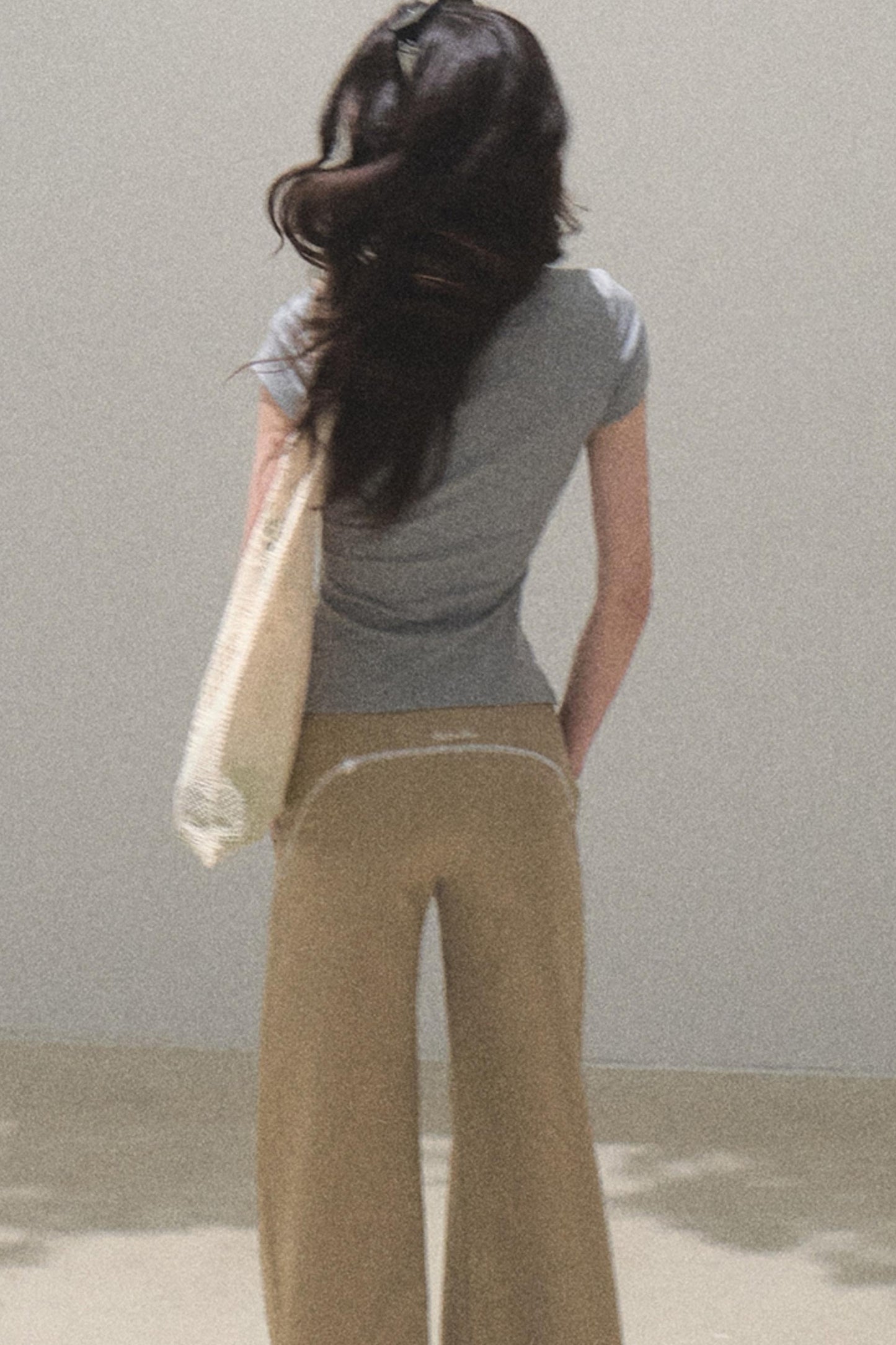 Copper Tencel Wide-Leg Pants