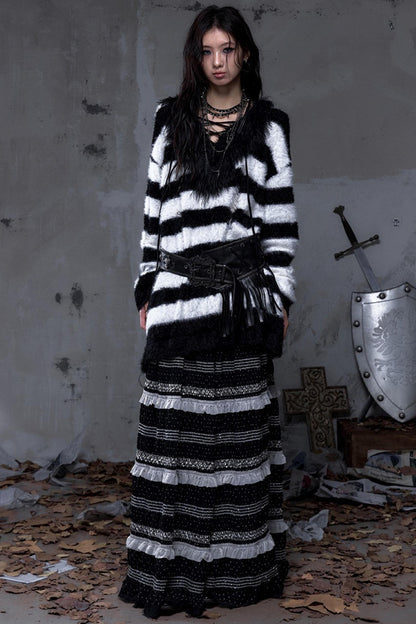 Vintage Street Punk Long Sweater