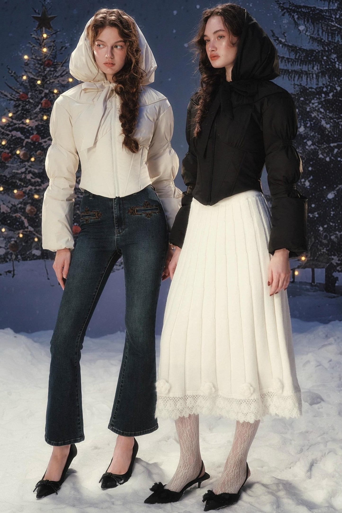 French-Style Design Winter Jacket