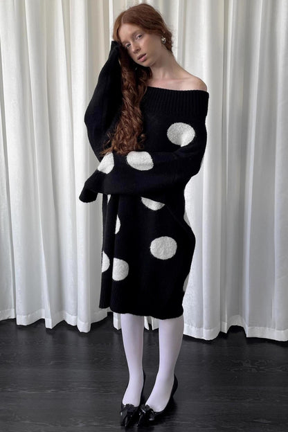 Lazy Pile Collar Sweater