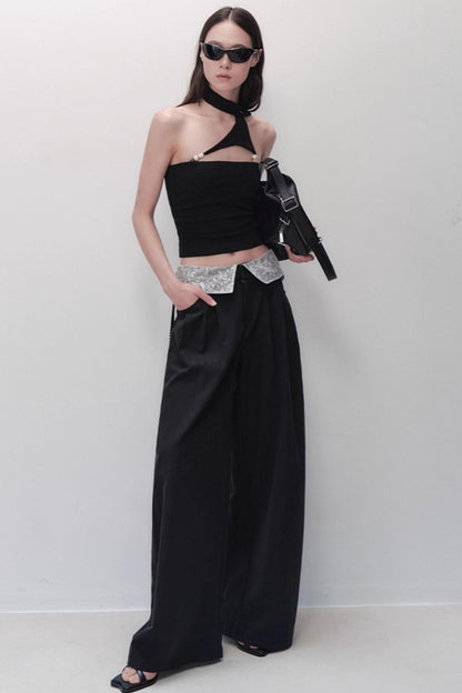 Dream Lace Wide-Leg Pants