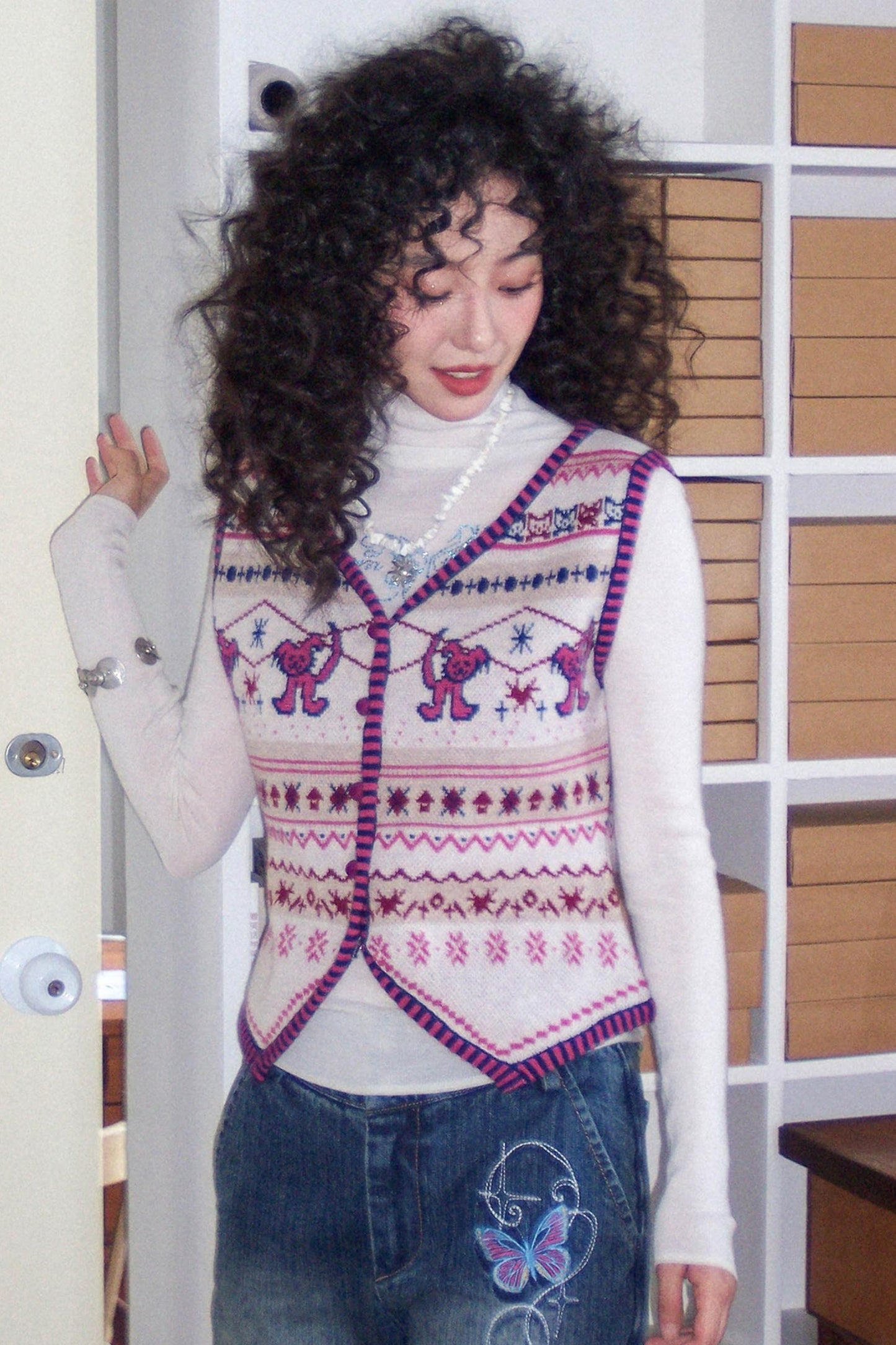 Rebellious Merino Wool Knitted Vest