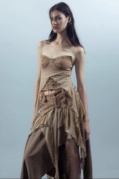 Eclectic Asymmetrical Skirt