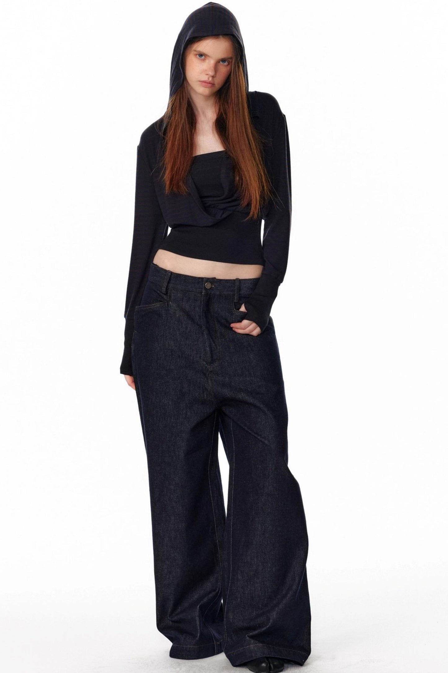 Slim Wool Striped Long Sleeve T-Shirt