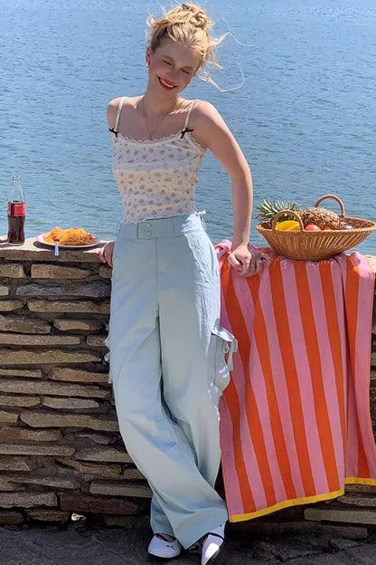 Wide-leg Cargo Pants