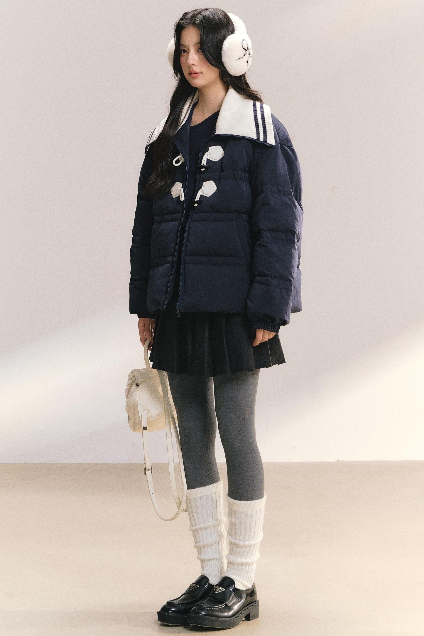 Sailor Collar Duffle Coat