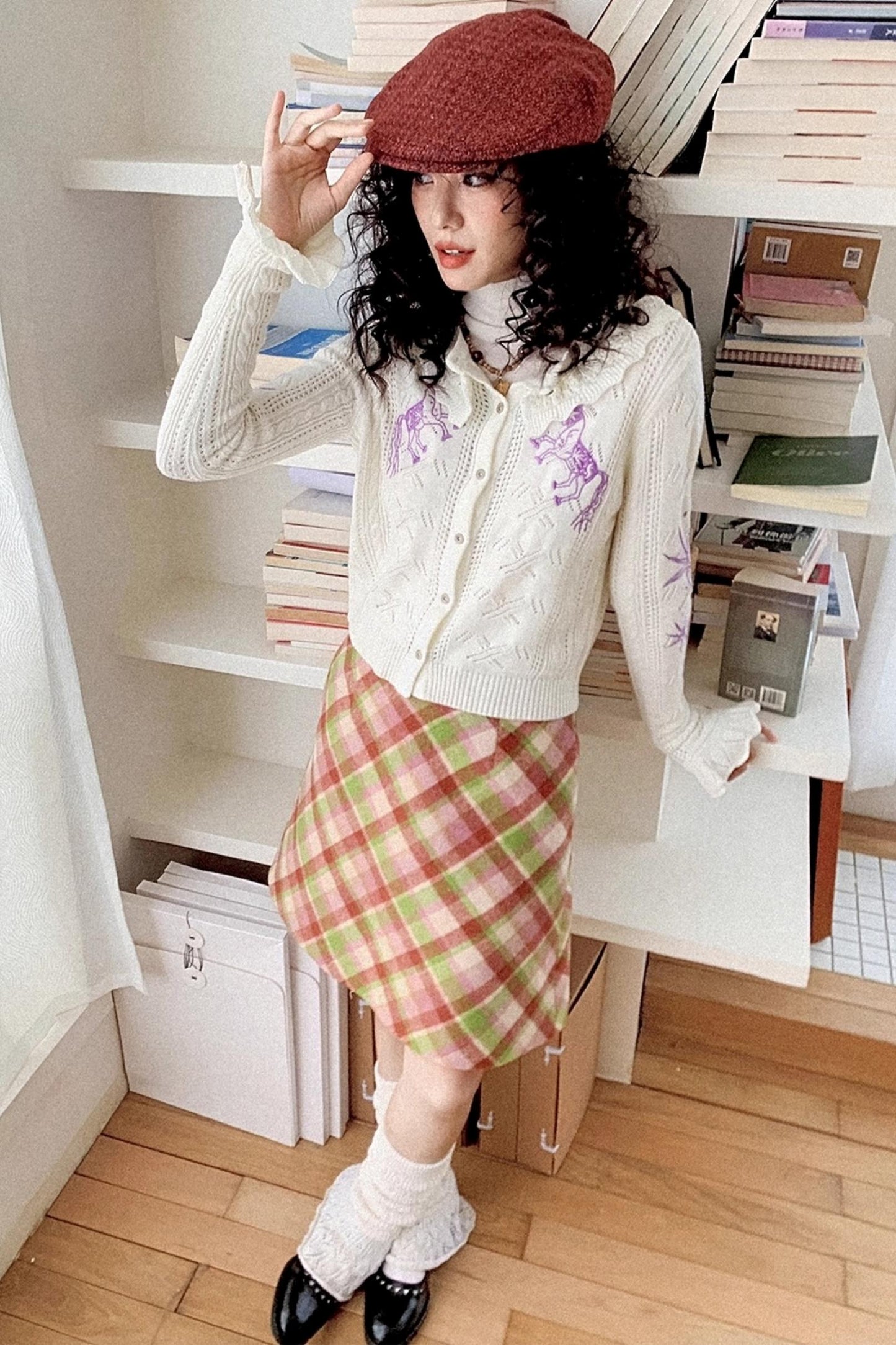 Romantic Ruffle Sweater Cardigan