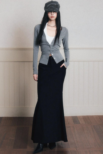 Mermaid High-Waisted A-Line Skirt