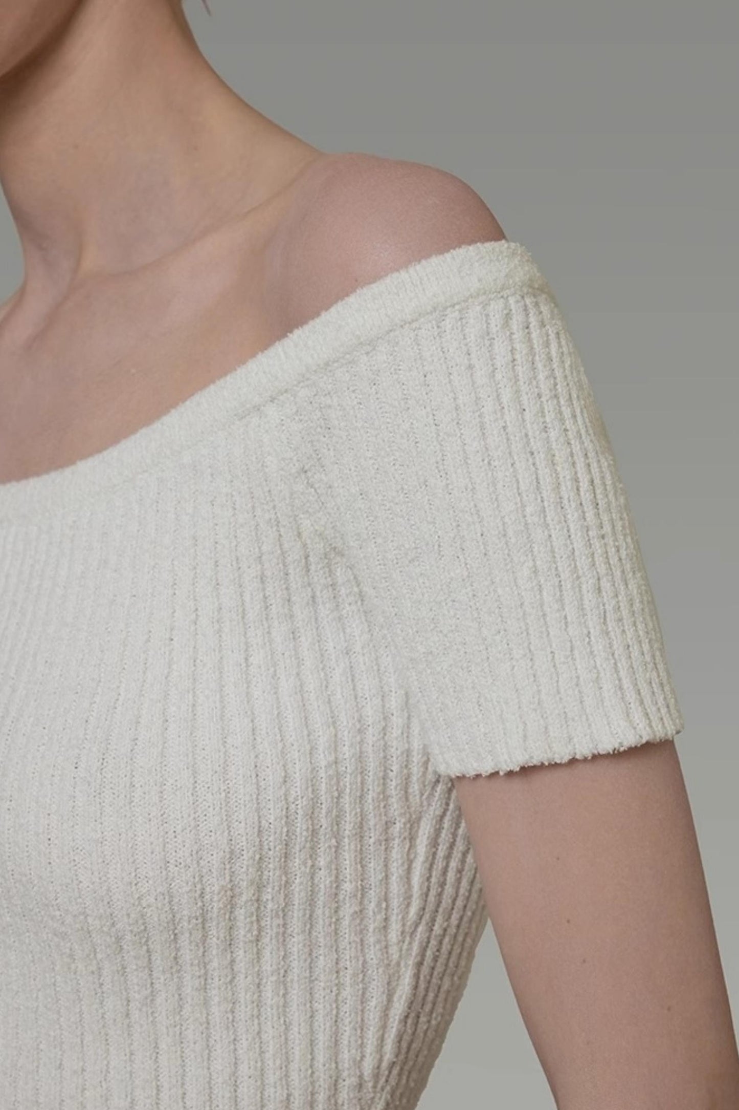 One-Shoulder Knit Top