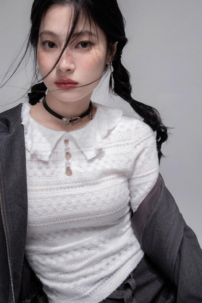 White Lotus Leaf Base Layer Top