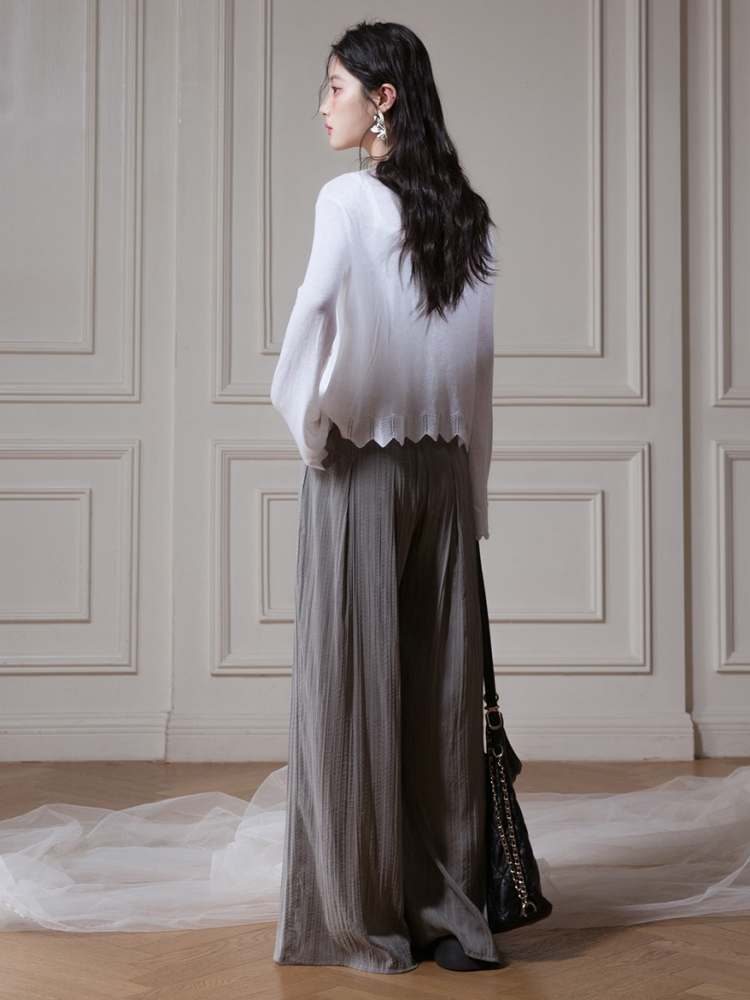 Pleated Loose Wide Pants