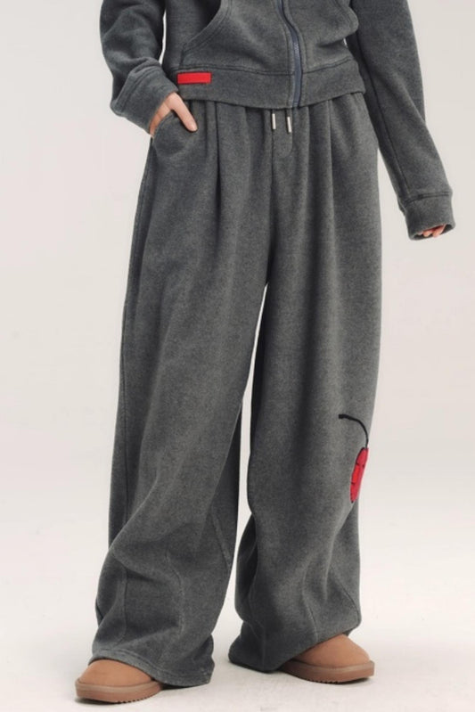 Hand-Painted 3D Embroidery Pants