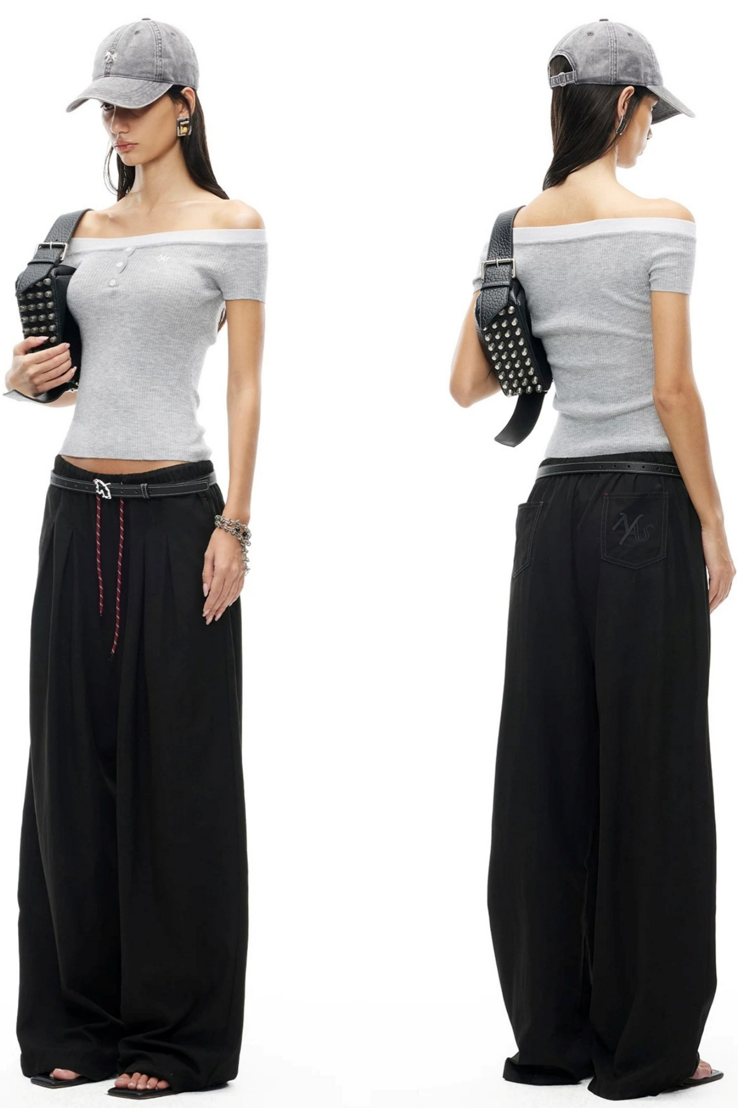 Silky Tencel Pleated Pants