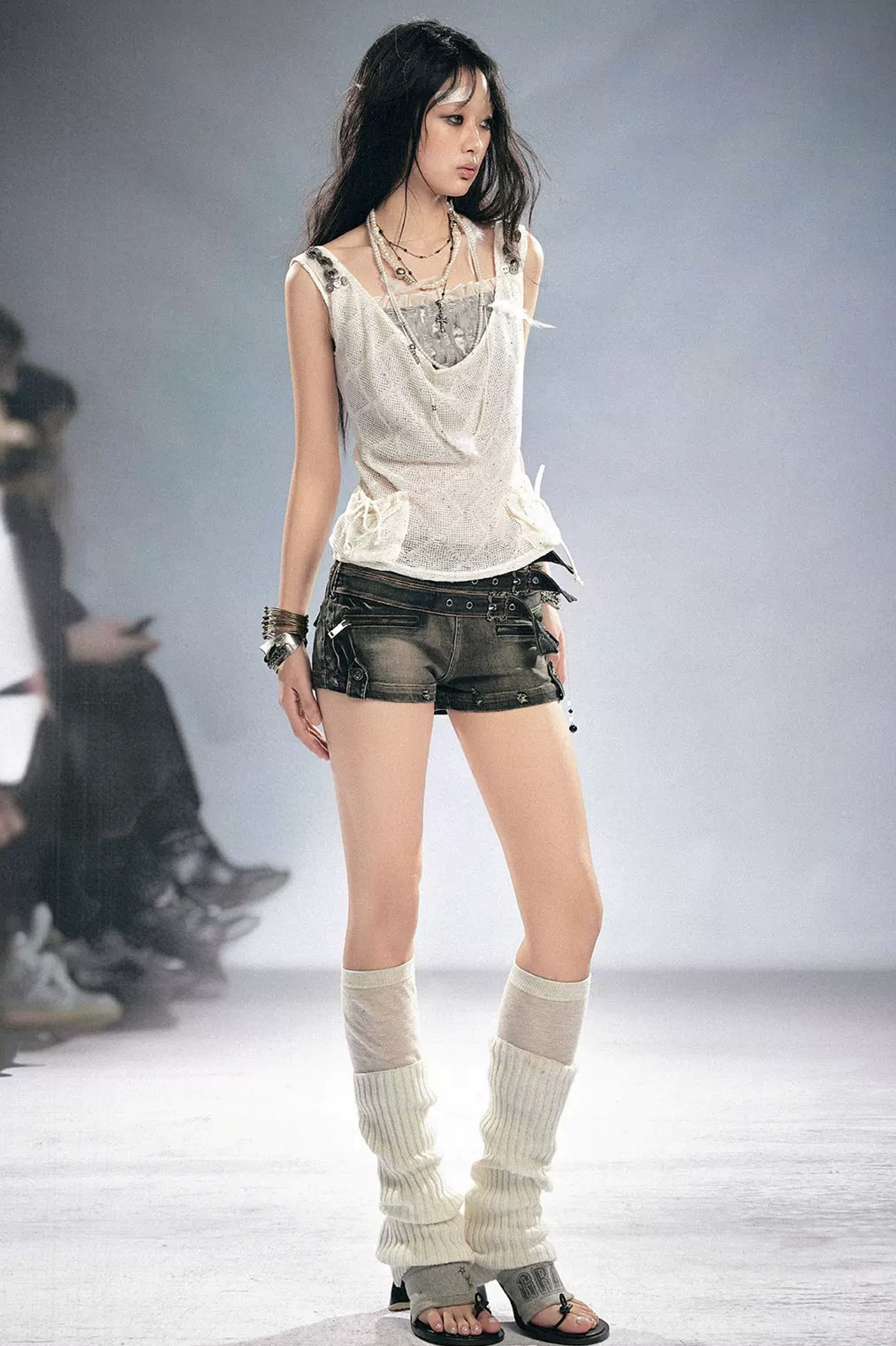Diamond Sequin Texture Tank Top