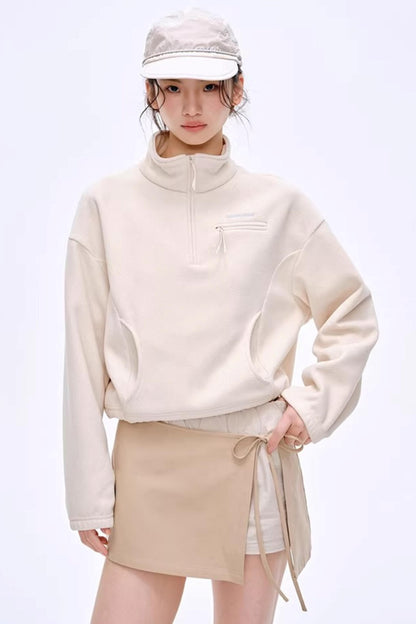 Side Slit Bow Pants Skirt