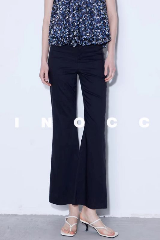 Tencel Linen Flared Pants
