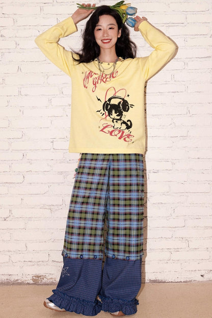 Kitten Note Knitted Sweater