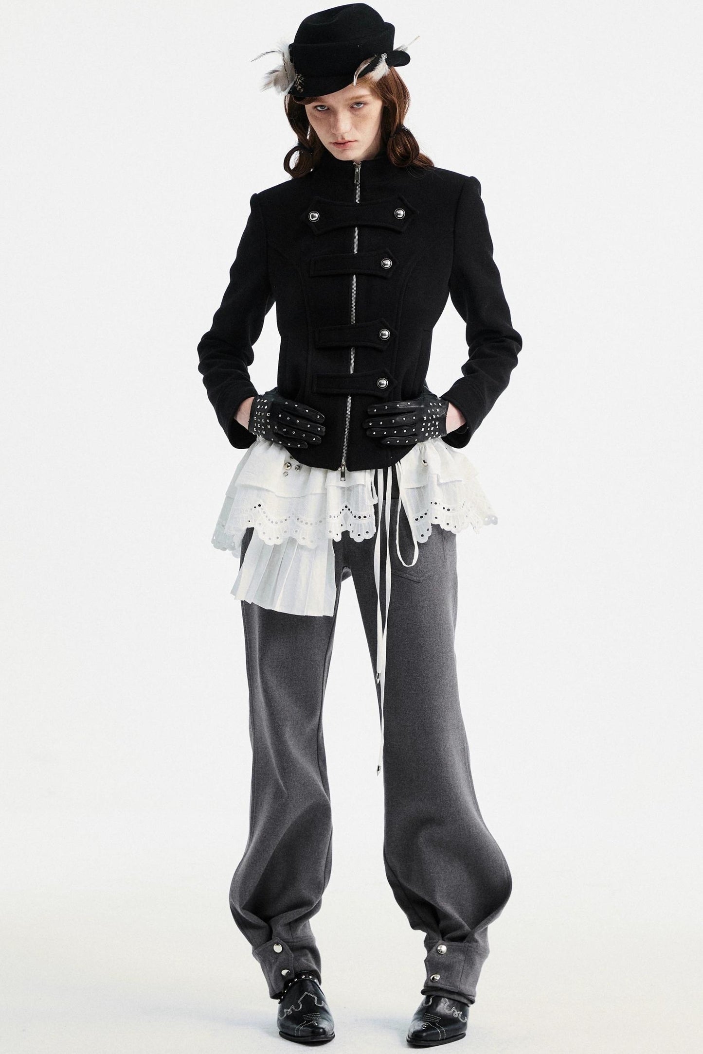 Lace Asymmetric Belt Accessory