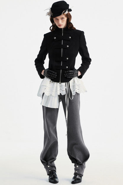 Lace Asymmetric Belt Accessory