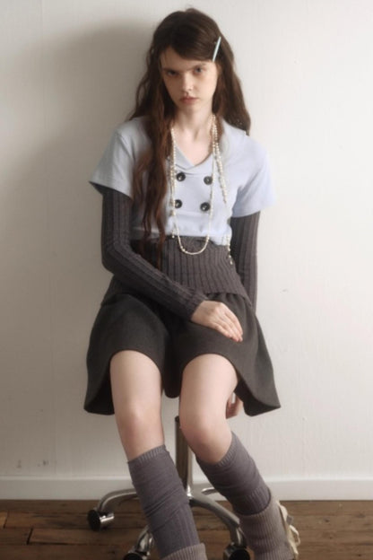 Vintage Sailor Knit Top