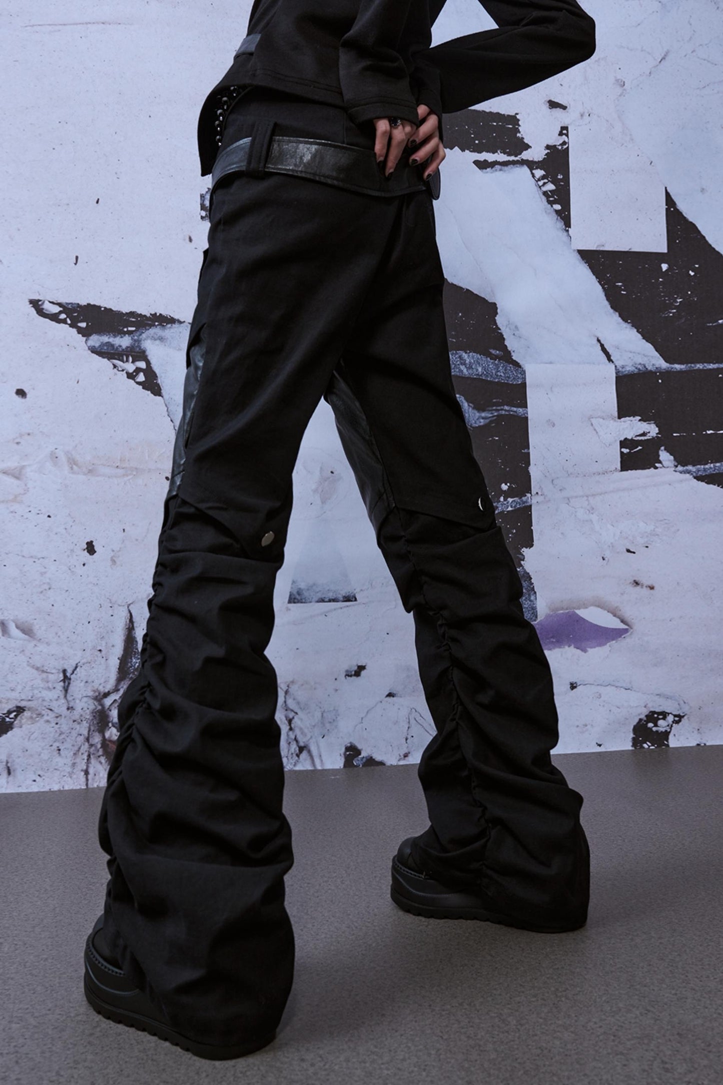 Street Style Patchwork Jeans