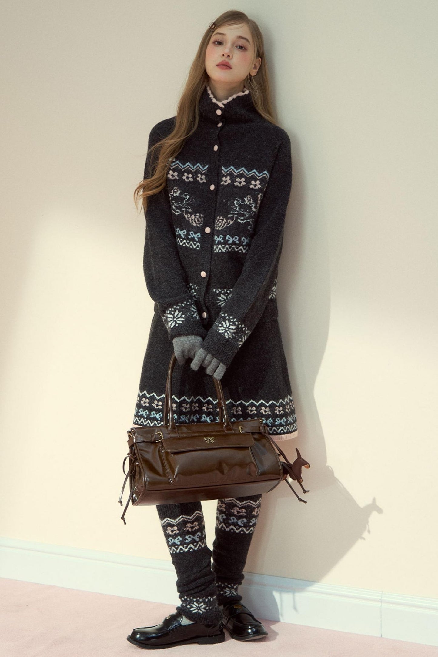 Sunset Fair Knitted Top & Skirt Set-Up