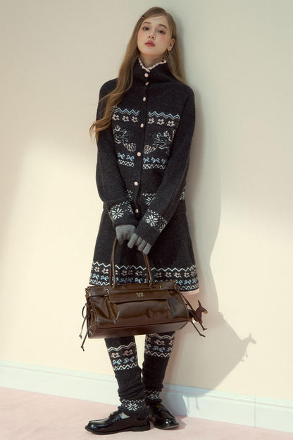 Sunset Fair Knitted Top & Skirt Set-Up