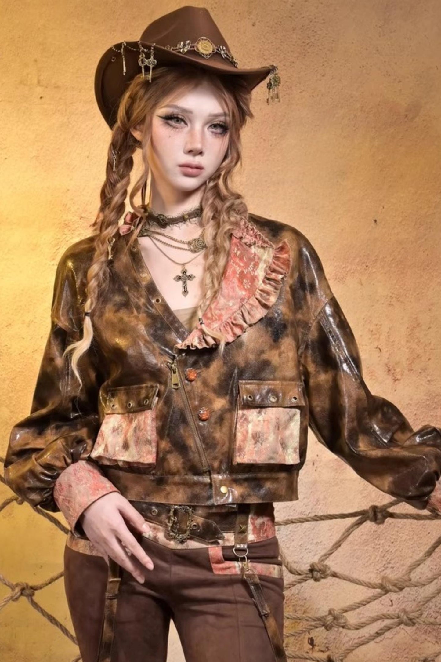Melard Lace Steampunk Jacket Set-Up