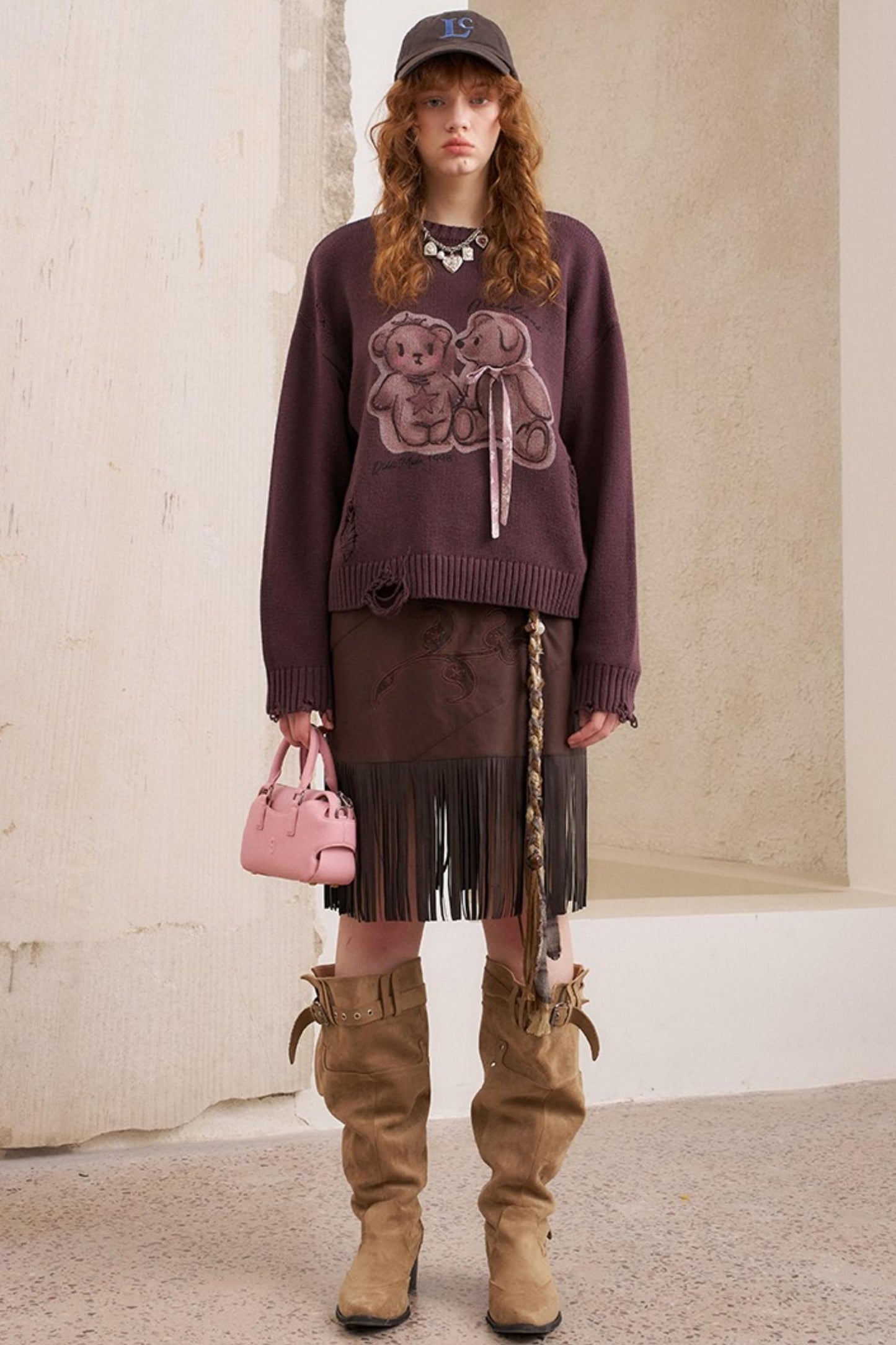 Bear Knitted Sweater