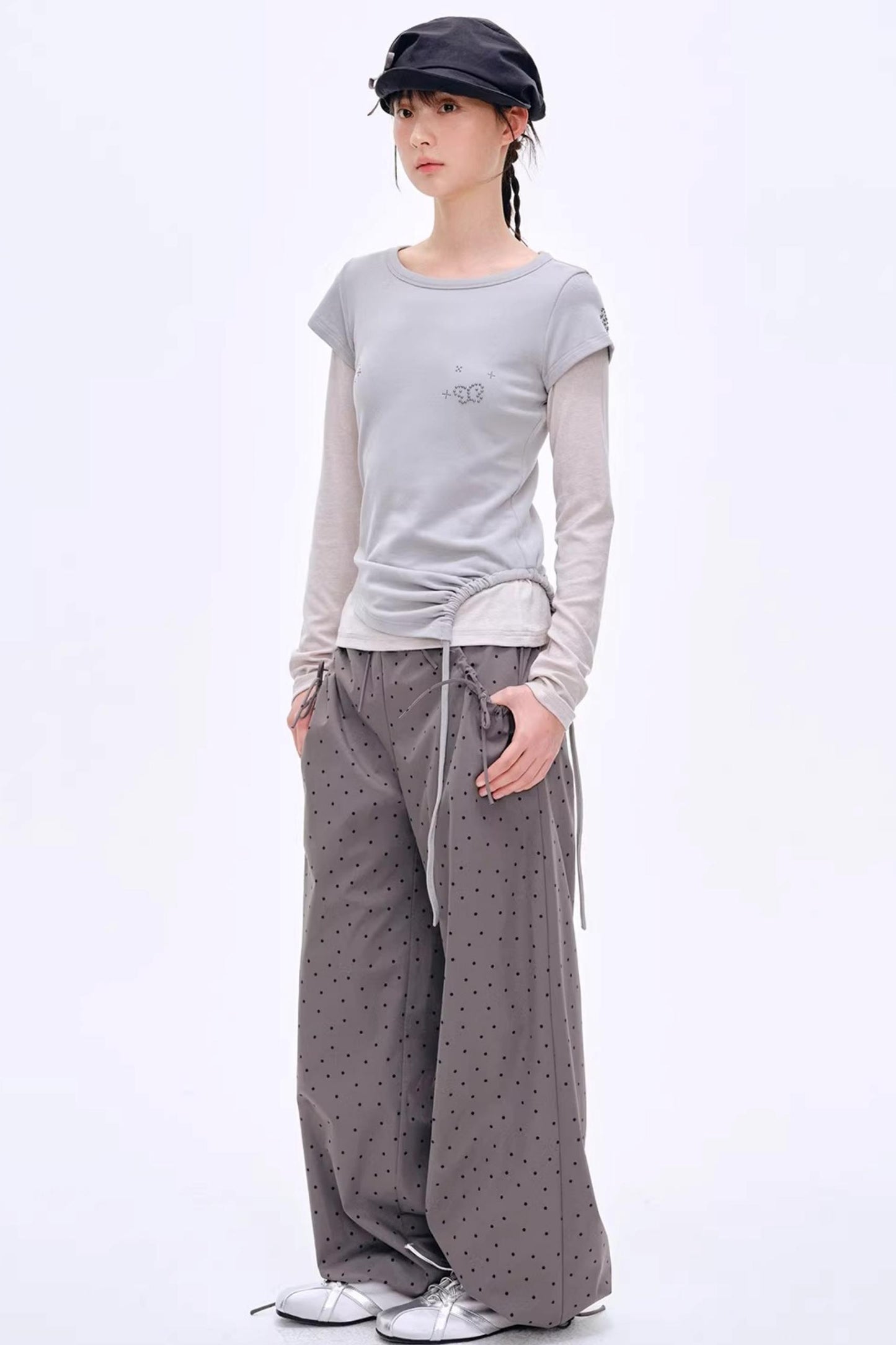 Sunlight Melody Polka Dot Jogger Pants