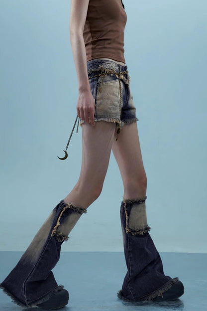 Love Sky Denim Shorts Set-Up