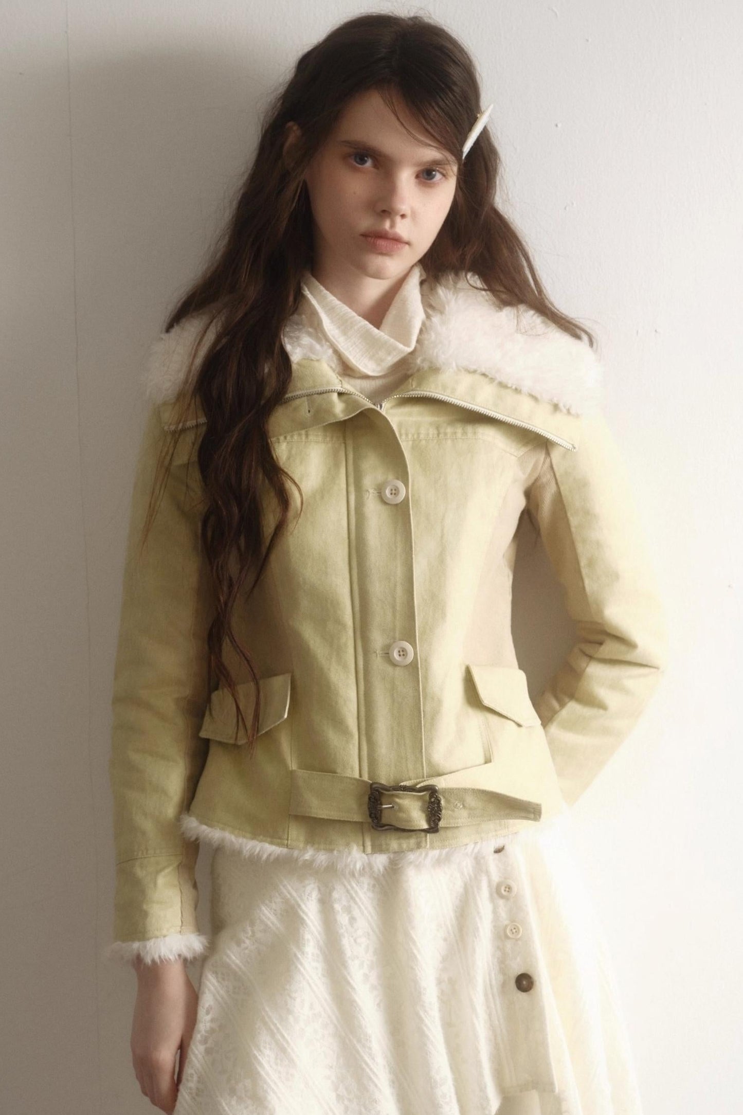 Vintage Green Cotton Jacket