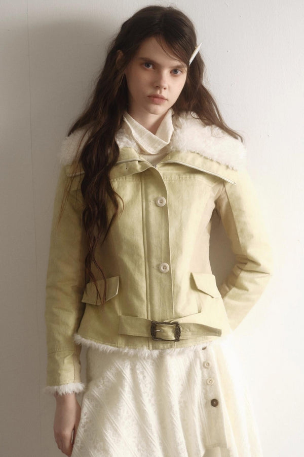 Vintage Green Cotton Jacket