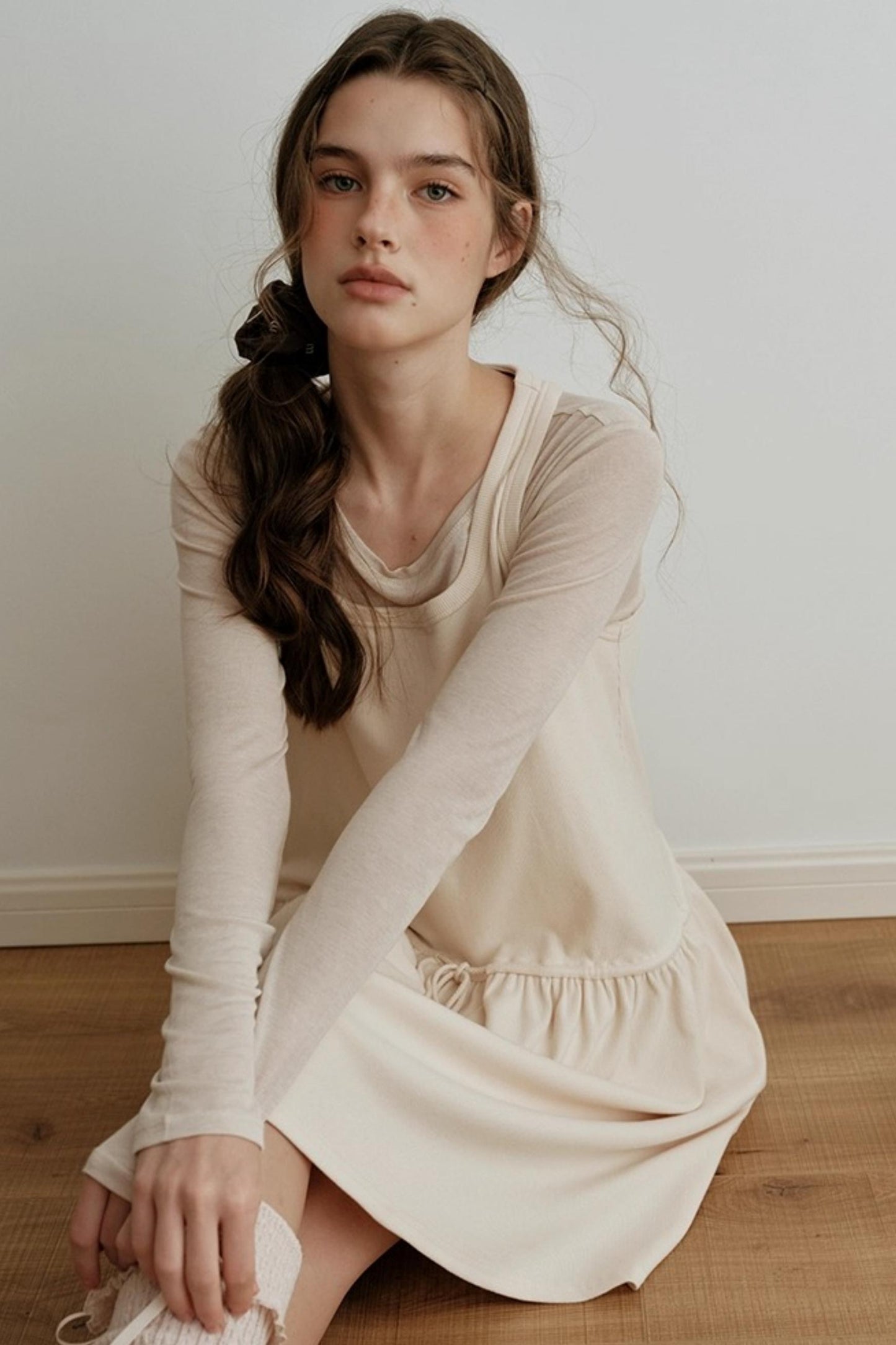 Floral Embroidered Knit Dress