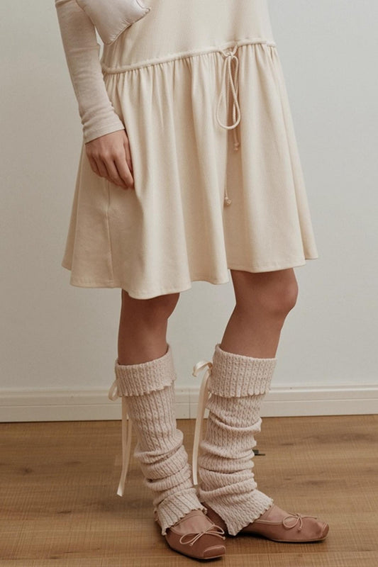 Chenille Lace-Up Sock Covers