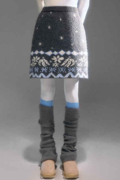 Snowflake Jacquard Cardigan Set-Up