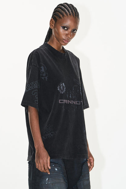 Retro Washed Sketch T-Shirt