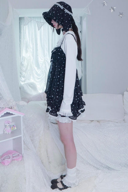 Star Dot Chiffon Sundress