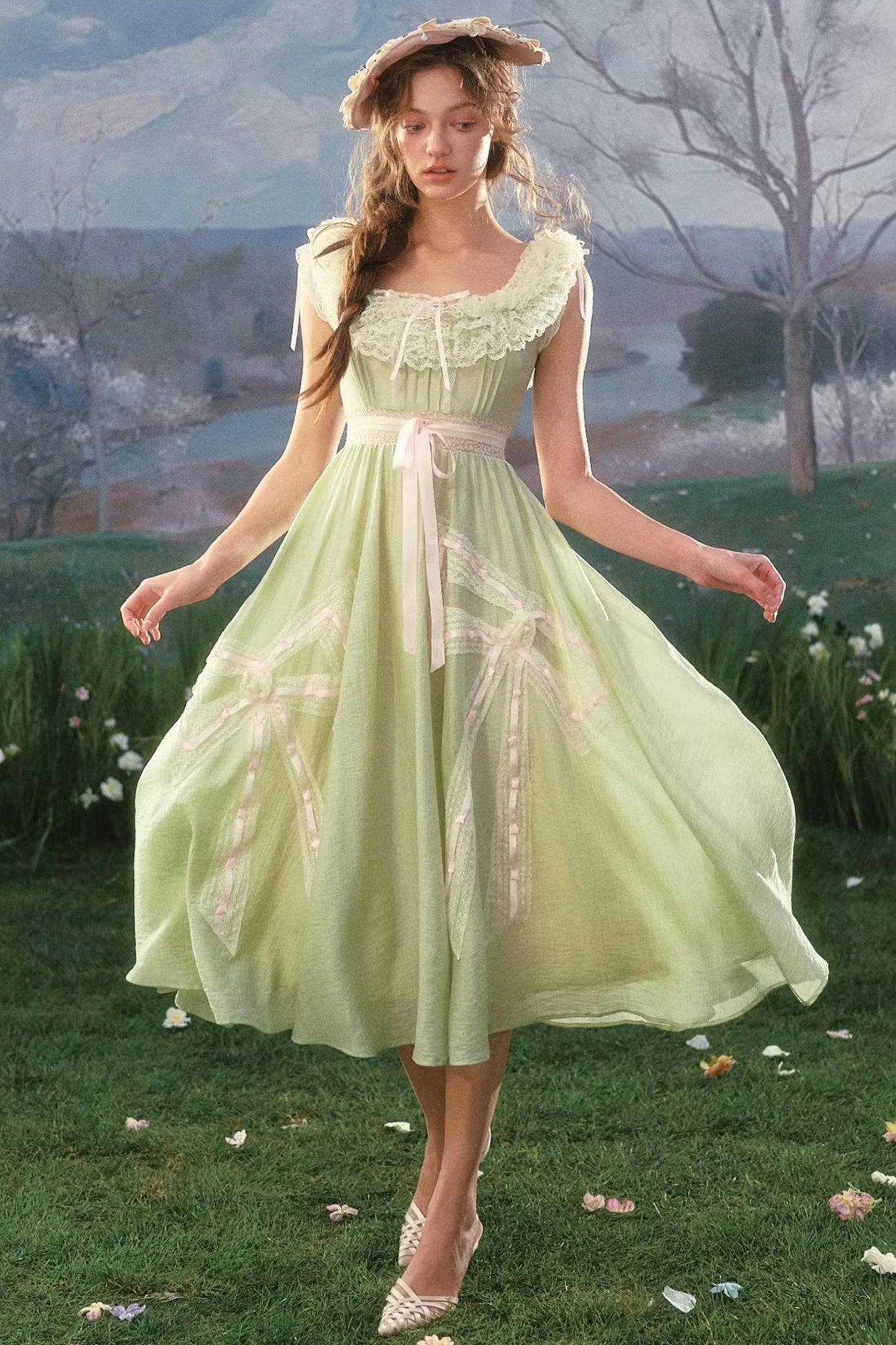 Lacemade Green Fairy Dress