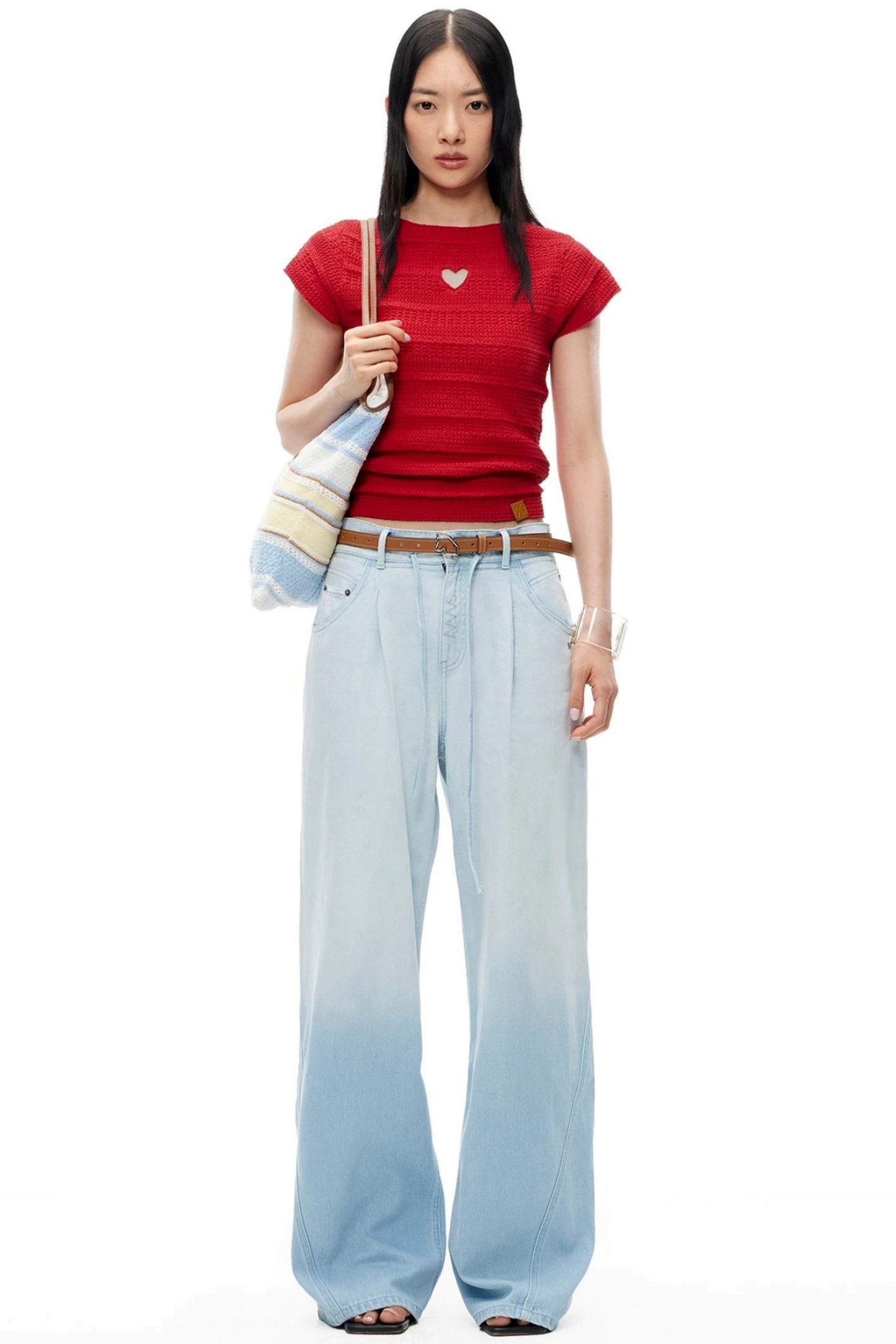 Heartbeat Linen Flutter Sleeve Top