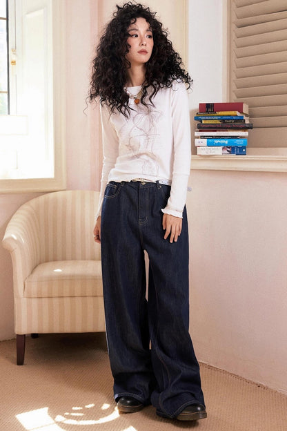 Disorder Loose Wide-leg Jeans