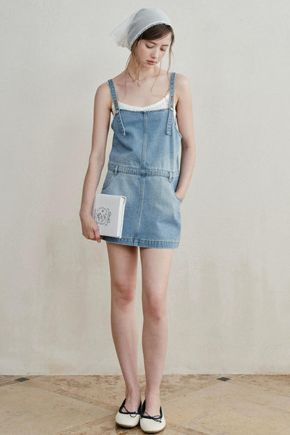 Sea Salt Retro Denim Dress