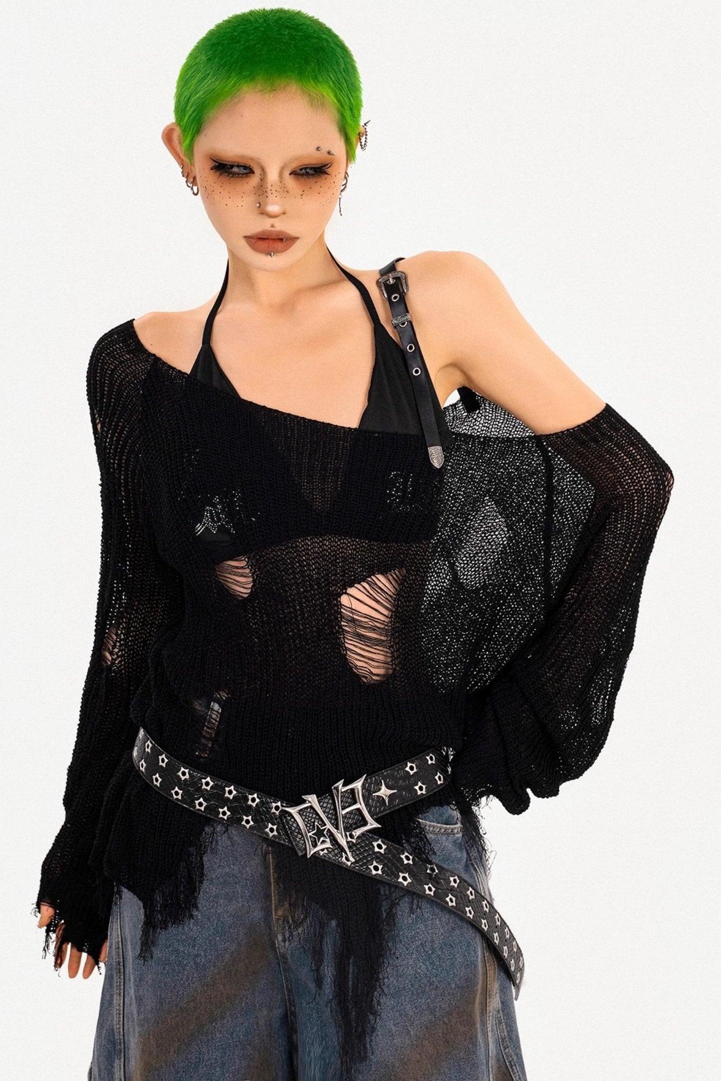 American Design Knitted Smock Top