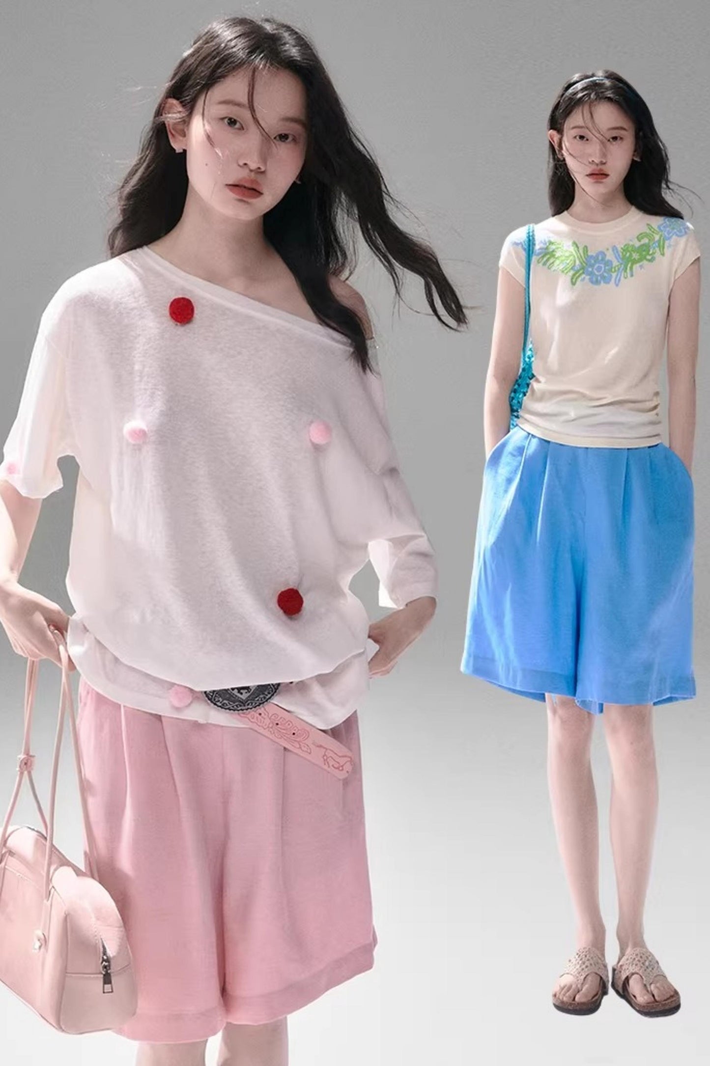 Cotton Linen Bermuda Shorts