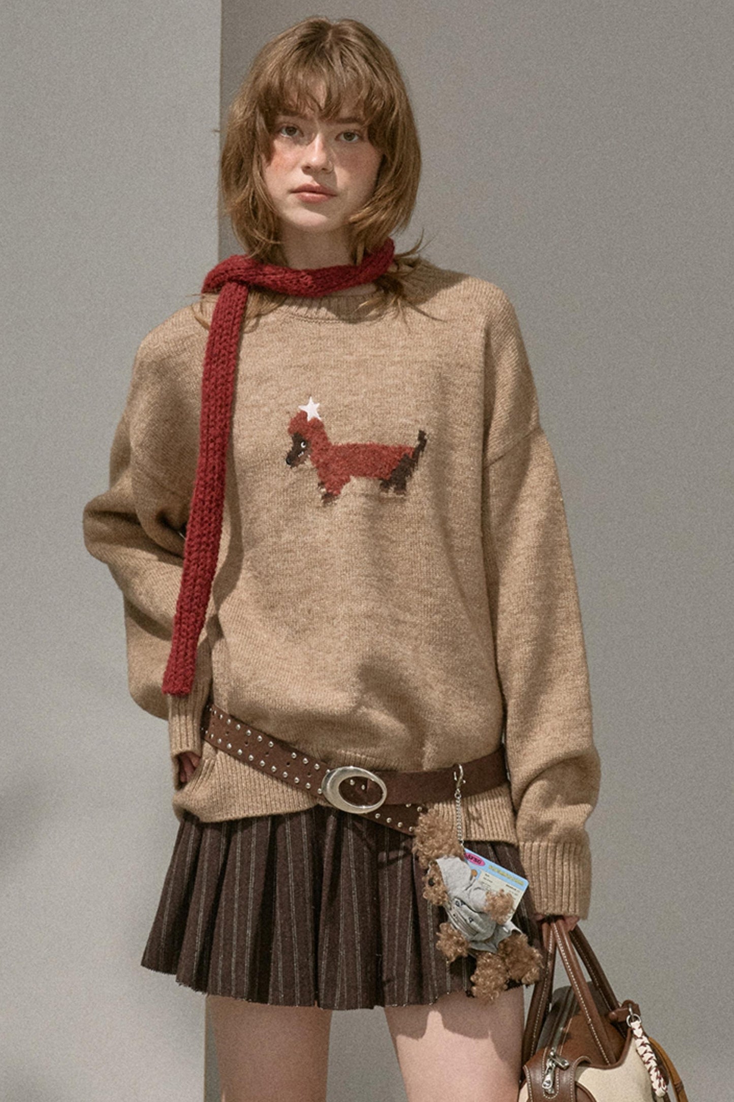 Holiday Dachshund Sweater Top