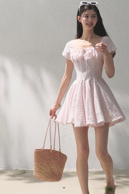 Tencel Bow Tie Dress