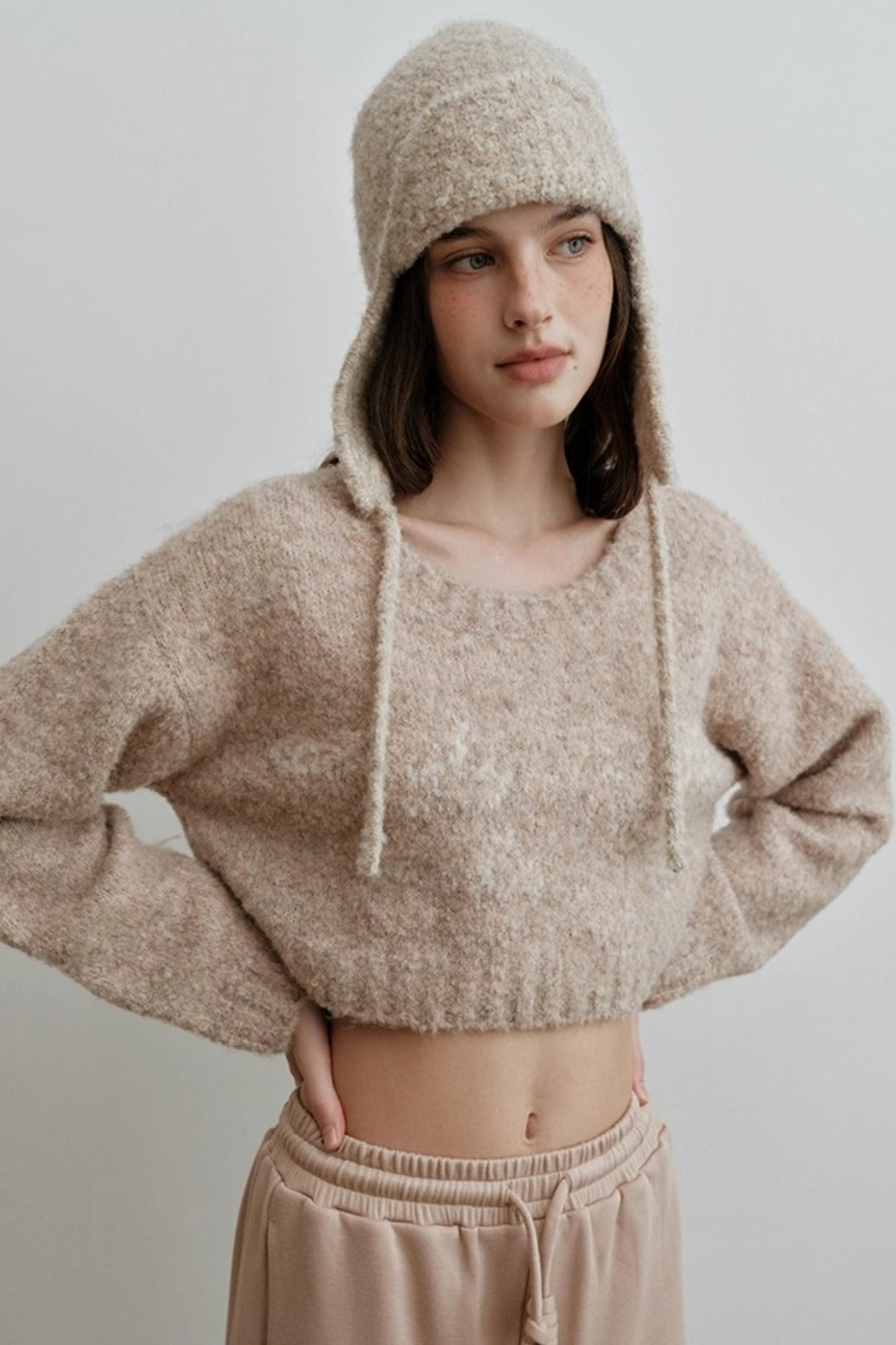 Light Luxury Wool Jacquard Sweater