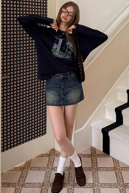 Long Sleeve Crew Neck T-Shirt